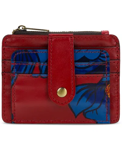Patricia Nash Cassis Id Small Printed Leather Wallet