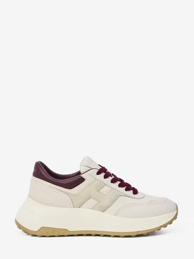 Hogan Hi-fi Lace-up Sneakers In Neutral