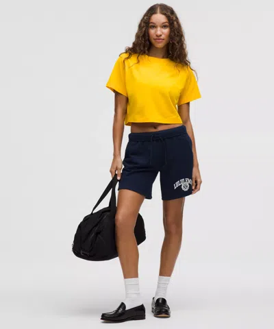 Lululemon All Yours Organic Cotton Cropped T-shirt