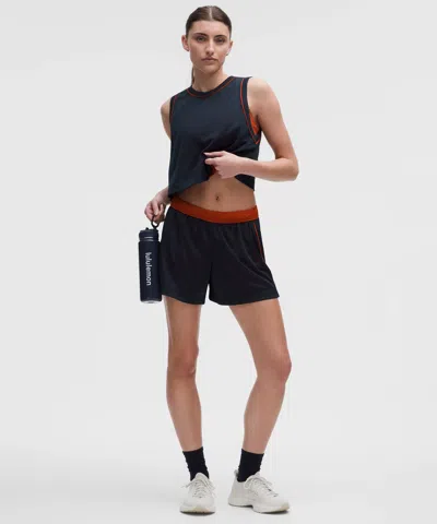 Lululemon Double-layered Mesh Mid-rise Short 5"