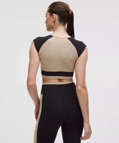 Lululemon Nulu Cropped Short-sleeve Shirt