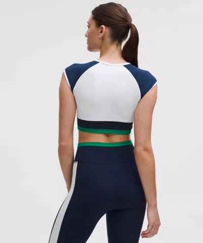 Lululemon Nulu Cropped Short-sleeve Shirt