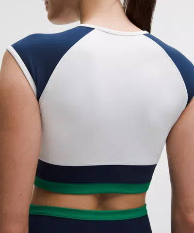 Lululemon Nulu Cropped Short-sleeve Shirt
