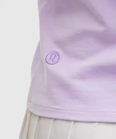 Lululemon Organic Cotton High-neck Ringer Tank Top