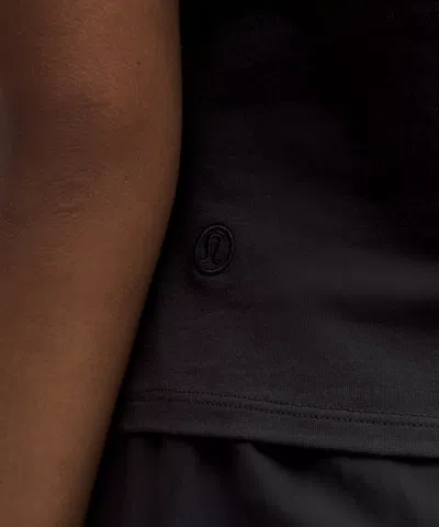 Lululemon Organic Cotton High-neck Ringer Tank Top