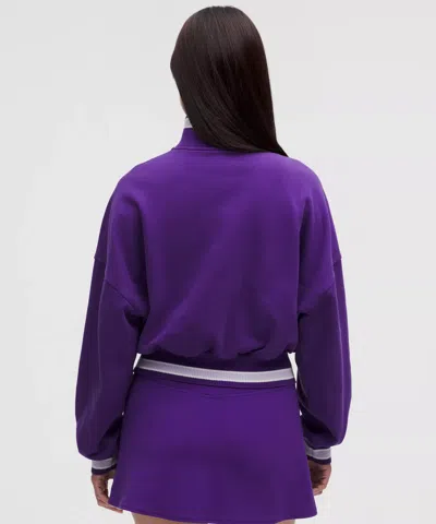 Lululemon Perfectly Oversized Ringer Funnel-neck Half Zip