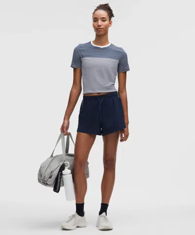 Lululemon Seamless Classic-fit Mariner Stripe T-shirt