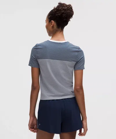 Lululemon Seamless Classic-fit Mariner Stripe T-shirt