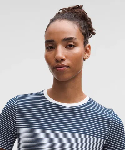 Lululemon Seamless Classic-fit Mariner Stripe T-shirt
