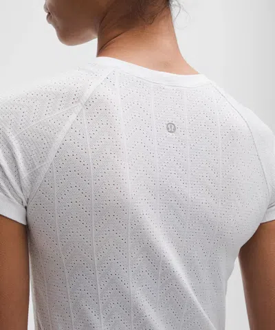 Lululemon Swiftly Pointelle Short-sleeve Shirt