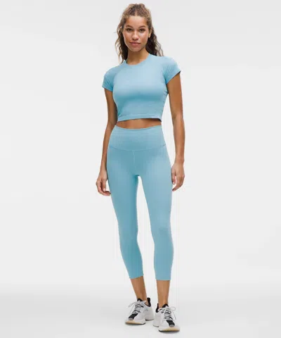 Lululemon Swiftly Tech Cropped Short-sleeve Shirt 2.0