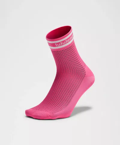 Lululemon Unisex Open Knit Quarter Socks