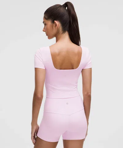 Lululemon Wunder Under Smoothcover Square-neck T-shirt