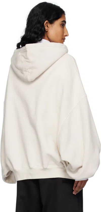 Willy Chavarria Off-white 'willy' Gymnasio Juggernaut Hoodie In Neutral