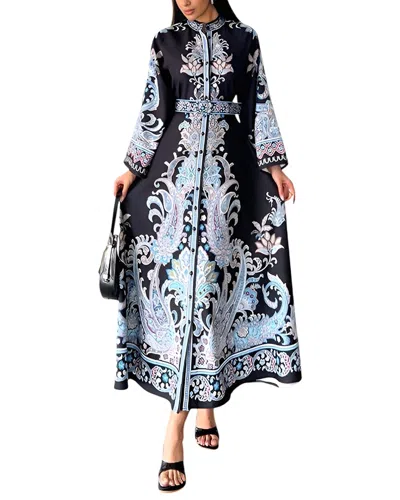Wellway Midi Dress In Multi