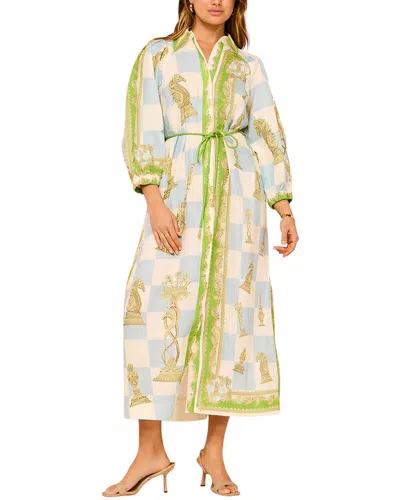 Amina Glam Midi Dress In Multi