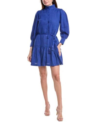 Lilly Pulitzer Drena Linen Dress In Blue