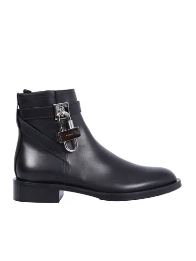 Givenchy Lock Flat Ankle Boots