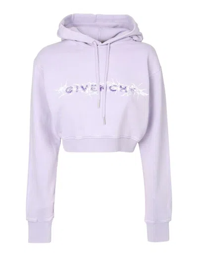 Givenchy Top Swtshrt Hdy Cn Ls Brbre Wre In Purple