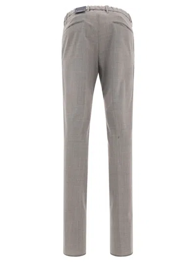 Incotex Tailored Grey Trousers With Straight-leg Cut In Gray
