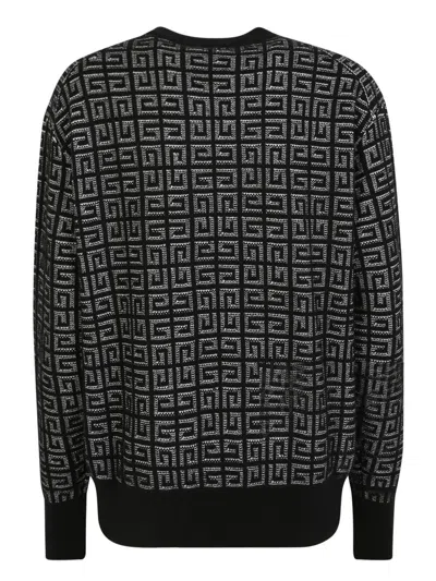 Givenchy 4g Jacquard-knit Jumper In Black