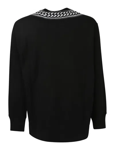 Givenchy X Chito Embossed Chain Print Sweatshirt In Black