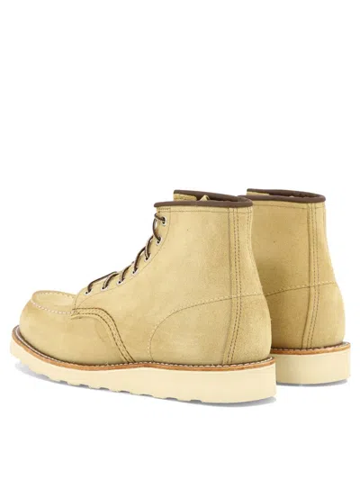 Red Wing Shoes Round-toe Suede Ankle Boots