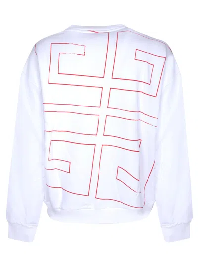 Givenchy White Cotton Sweatshirt