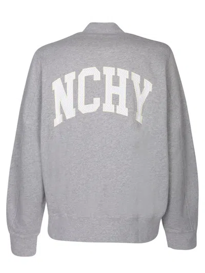 Givenchy Cotton Varsity Bomber Jacket In Gray