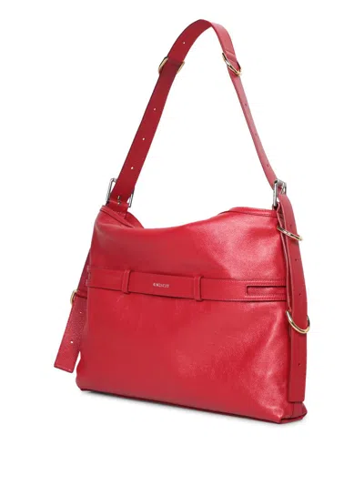 Givenchy Voyou Media Shoulder Bag In Red
