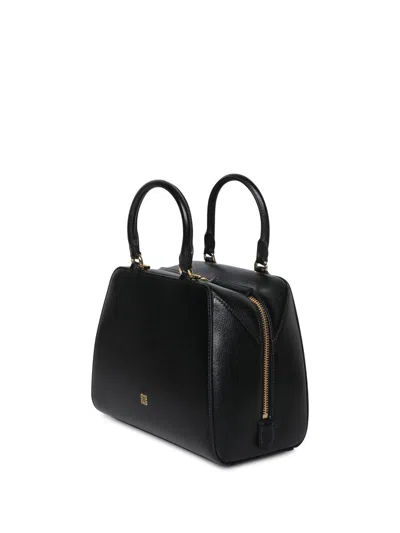 Givenchy Nano Antigona Cube Leather Crossbody Bag In Black