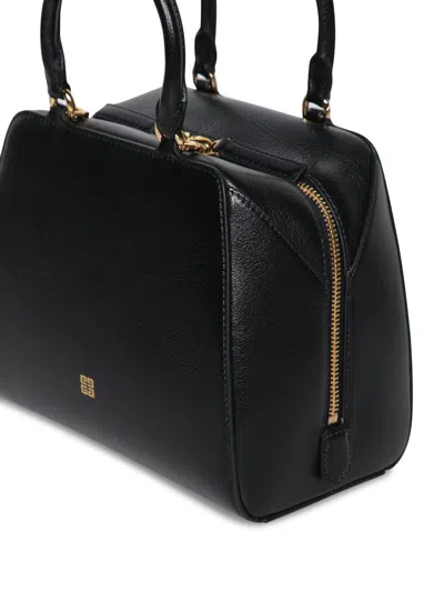 Givenchy Nano Antigona Cube Leather Crossbody Bag In Black