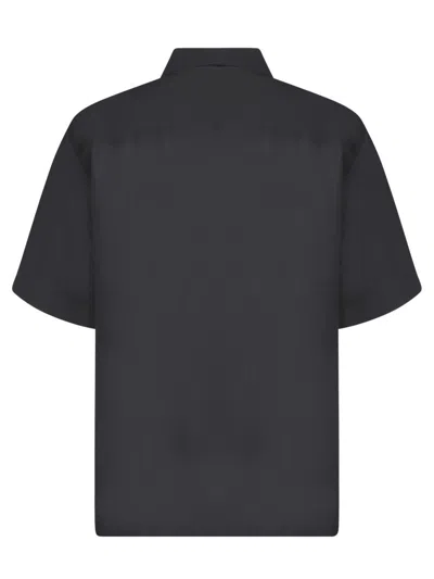 Givenchy Chemise Zippée À Détail 4g In Black