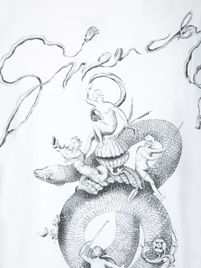 Givenchy With Chandelier And Snake Print T-shirt White