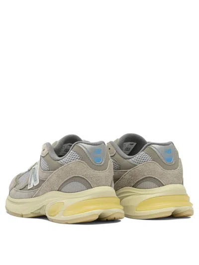 New Balance Mesh And Suede Slip-on Sneakers In Brown