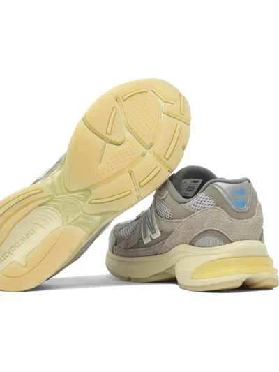 New Balance Mesh And Suede Slip-on Sneakers In Brown
