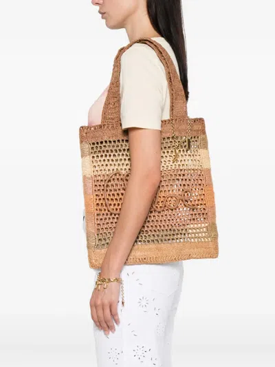 Chloé Raffia Tote Bag