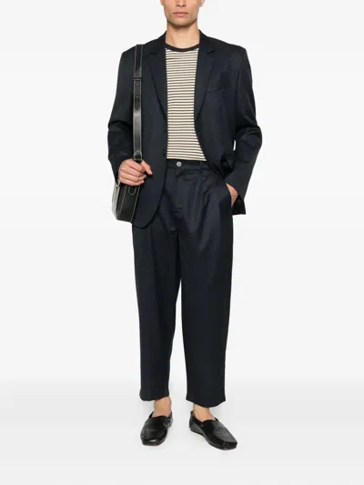 Noyoco Cambridge Pleated Wool Trousers