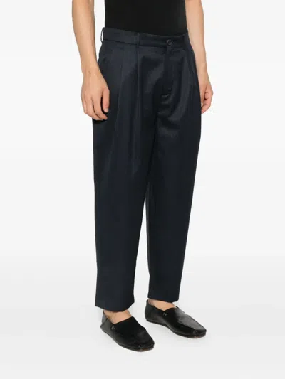Noyoco Cambridge Pleated Wool Trousers