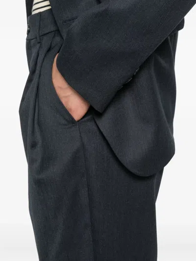 Noyoco Cambridge Pleated Wool Trousers