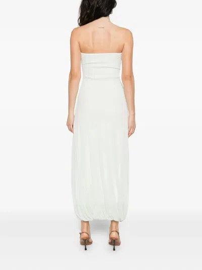Christopher Esber Paisley-ring Dress In White
