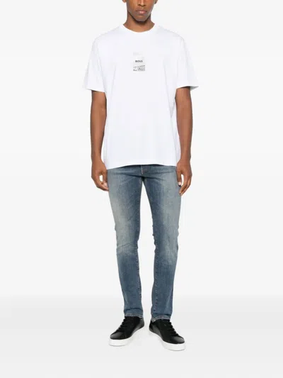 Pt Torino Stretch-cotton Jeans In Blue