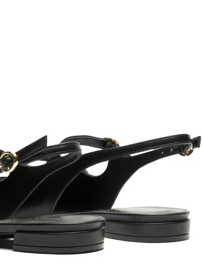 Stuart Weitzman Slingback Buckle Flats