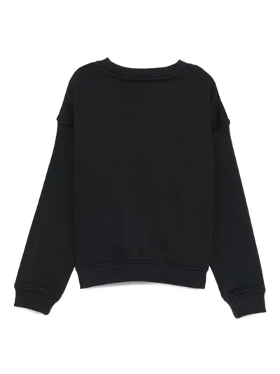 John Richmond Junior Embroidered-logo Sweatshirt In Black