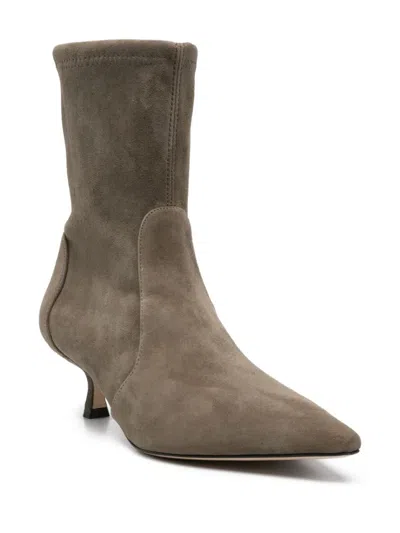 Stuart Weitzman Pointed-toe Sock Boots