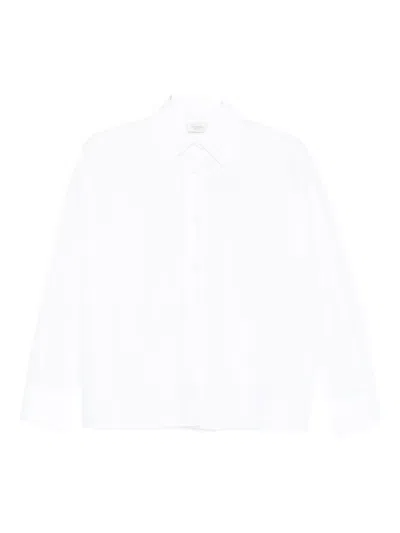 Mazzarelli Button-down Cotton Shirt In White