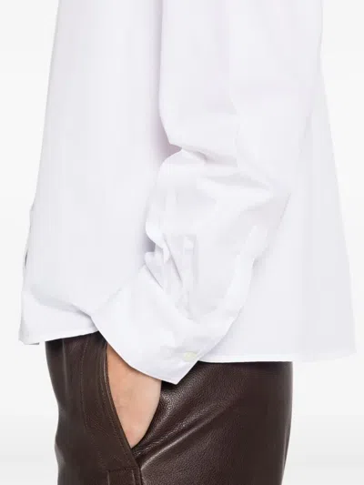 Mazzarelli Button-down Cotton Shirt In White