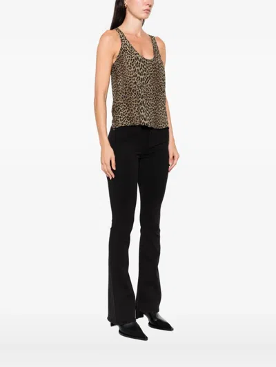 Zadig & Voltaire Leopard-print Top In Animal Print