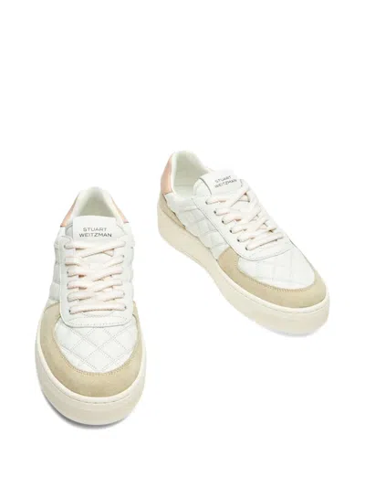 Stuart Weitzman Quilted Platform Trainers