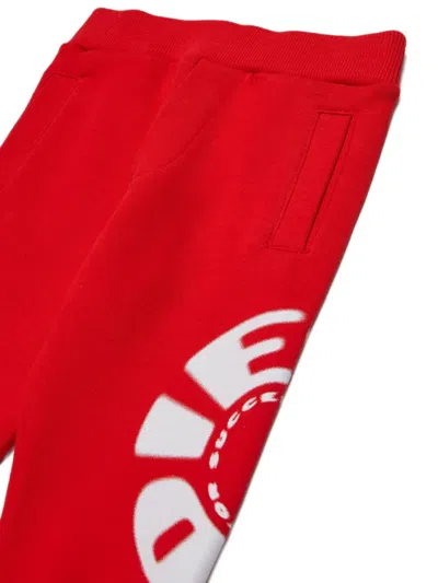 Diesel Pravonb Track Pants In Red